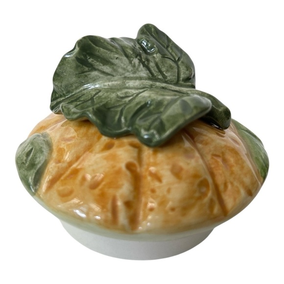 Vtg 1980's FITZ & FLOYD Vegetable Garden Ceramic Teapot w/ Lid 40 oz Multicolor - Picture 6 of 10